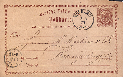 История почтовой открытки