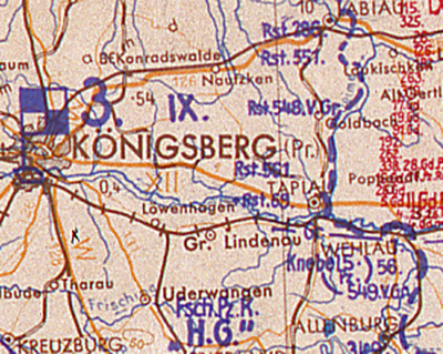 Operarion map_Wehlau 23-01-1945