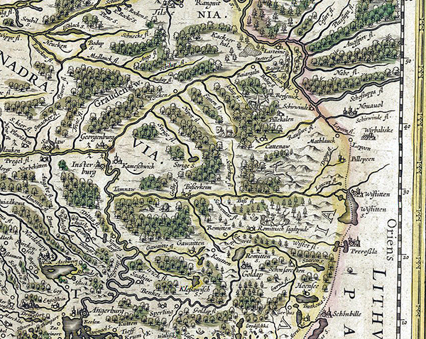Henneberg Prussia map