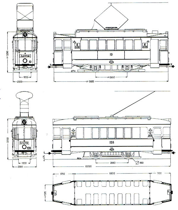 Кенигсбергский трамвай типы вагонов-3