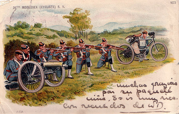 26th Middlesex postcard